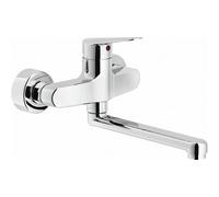 Nobili rubinetterie BS101115CR Miscelatore Lavello a Muro, Cromo