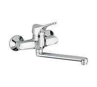 Miscelatore Lavello a Parete Emmevi Zeus CR3005Z Cromo Cromo Lucido