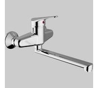 MISCELATORE LAVELLO A PARETE T-ONE CROMO