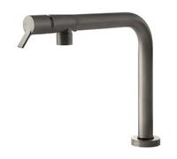Rubinetto miscelatore con canna abbattibile Lavello cucina Inox satinato Su&GiÃ¹ 60071#149