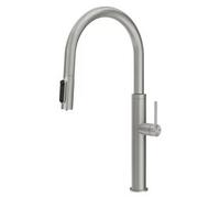 Miscelatore lavello con doccetta predisposizione acqua filtrata 316 KITCHEN FLESSA Steel brushed 60822#239