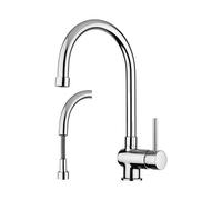 MISCELATORE LAVELLO CON DOCCIA ESTRAIBILE STICK Cromo