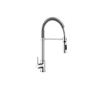 MISCELATORE LAVELLO CON MOLLA E DOCCIA ESTRAIBILE LINEA PIN Cromo