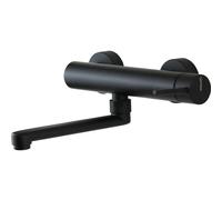 Miscelatore lavello cucina a parete nero opaco Gattoni 1460/14NO