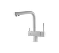 Miscelatore lavello cucina acqua depurata 3 vie bianco opaco Gattoni 0195/PCBO