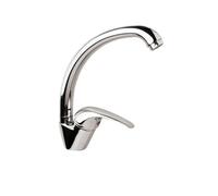 Miscelatore Lavello Cucina Bocca Alta America Cromato Rubinetto per Lavandino