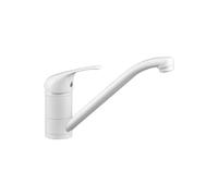 Miscelatore lavello cucina canna bassa in colore bianco Gattoni URANO 0200/PC01