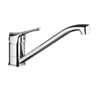 MISCELATORE LAVELLO CUCINA CANNA BASSA MONOFORO RUBINETTO LEIRA MADE ITALY