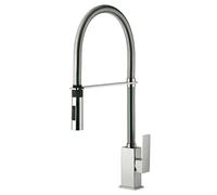 Miscelatore per lavello Paffoni Elle 2 getti canna orientabile cromato EL179CR