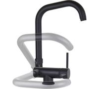 Miscelatore lavello cucina nero opaco canna abbattibile Gattoni 6014765N0