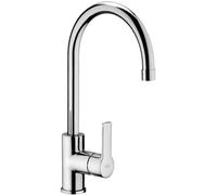 MISCELATORE LAVELLO MONOFORO CROMO RED PAFFONI CON CANNA CON AERATORE RED180CR