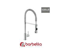 Nobili Rubinetterie - Live Miscelatore cucina monocomando con doccetta - inox LV00300/3IX