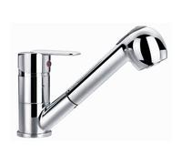 Idro Bric Rubinetto Cucina Miscelatore Lavello monoforo con Doccetta Estraibile cromato lucido -SCARUB0179CR serie Ray