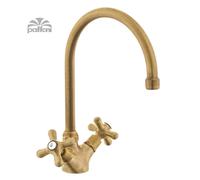 Miscelatore lavello in ottone bronzato PAFFONI Iris Rubinetto con canna girevole