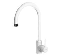 Elleci Miscelatore monocomando con canna girevole CLOUD MKKCLO96 finitura K96 bianco