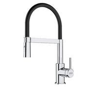 Franke Lina Semi-Pro Doccia 115.0626.085 Miscelatore cucina con doccetta - cromo/nero