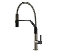 Miscelatore lavello semi-professionale doccetta MESH FInox e Matt black 60005 599