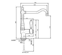 Smeg MIR6RA-2 rubinetto Bronzo