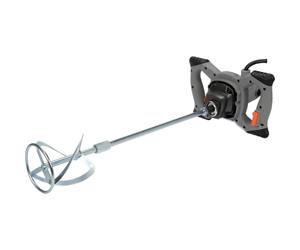 Miscelatore manuale M14, 850 W, miscelazione rapida per malta, colori e materiali da costruzione, velocità di rotazione regolabile, bacchette intercambiabili, lavoro preciso