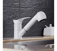 Miscelatore Miscelatore Lavello Cucina Miscelatori Estraibili Doccetta in Ottone Bocca Girevole Monocomando Rubinetto Lavabo Bagno Spruzzatore Monocomando Estraibile Miscelatore Acqua Calda E Fredda