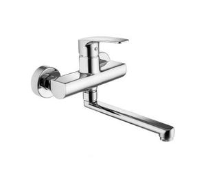 Miscelatore monoc. lavello a muro linea lime cromo