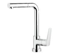MISCELATORE MONOC. LAVELLO CON DOCCIA ESTRAIBILE SPARTACO Cromo