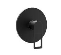 Miscelatore monocomando ad incasso doccia a parete 1 via con sistema install box serie Sprint Hole - CONFEZIONE: 1 pz., Colore: Nero Opaco