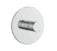 Miscelatore monocomando ad incasso doccia a parete 1 via e due vie con e senza deviatore a vitone sistema install box serie Jazz - CONFEZIONE: 1 pz., Colore: Cromato, Accessori: senza Deviatore