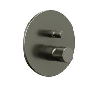 Miscelatore monocomando ad incasso doccia a parete 1 via e due vie con e senza deviatore a vitone sistema install box serie Jazz - CONFEZIONE: 1 pz., Colore: Canna di fucile, Accessori: Con Deviatore