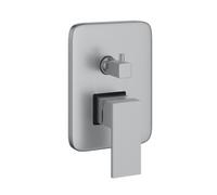 Miscelatore monocomando ad incasso doccia a parete 3 vie con deviatore a vitone sistema install box serie TOWN - CONFEZIONE: 1 pz., Colore: Nickel