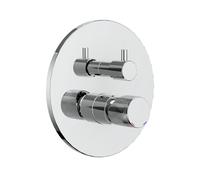 Miscelatore monocomando ad incasso doccia a parete 4 vie con deviatore a vitone sistema install box serie Jazz Plus - CONFEZIONE: 1 pz., Colore: Cromato