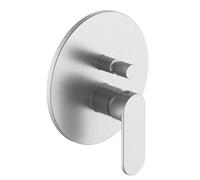 Miscelatore monocomando ad incasso doccia con deviatore 2 vie cromo lucido con sistema install box serie ONE - CONFEZIONE: 1 pz., Colore: Canna di fucile