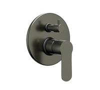 Miscelatore monocomando ad incasso doccia con deviatore 4 vie con sistema install box serie Pop - CONFEZIONE: 1 pz., Colore: Canna di fucile