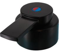 Miscelatore monocomando comet florenz design compact con attacco sottolavello 3/8" e interruttore nero opaco
