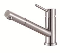 Miscelatore monocomando con doccetta tubolare - acciaio inox opaco cartuccia ...
