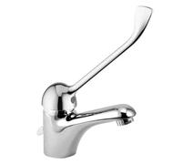 Miscelatore monocomando cromato per lavabo con leva kappa scarico 11/4" EURORAMA