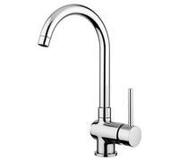 Miscelatore monocomando cromato per lavello con canna alta stick 3/8" PAFFONI