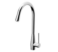 Miscelatore monocomando cromato per lavello con canna alta tonda konus EURORAMA