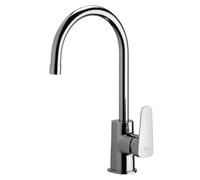 Miscelatore monocomando cromato per lavello con canna alta tonda sly 3/8" PAFFON