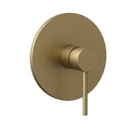 Miscelatore Monocomando Doccia Incasso 1 Via Serie Jazz Install Box Completo - : , CONFEZIONE: 1 pz., Finitura-: Oro Matt Satinato