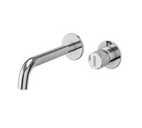 Miscelatore monocomando due fori a incasso a parete per lavabo Jazz Plus con sistema install box - CONFEZIONE: 1 pz., Colore: Cromato