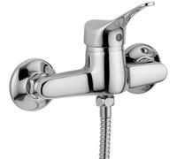 Miscelatore Monocomando Esterno Doccia Classico in Ottone Colore Cromato Bagno