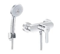 MISCELATORE MONOCOMANDO ESTERNO DOCCIA SERIE IOLE Cromo Rubinetteria Iole