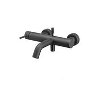 Miscelatore monocomando esterno per vasca doccia con deviatore NERO OPACO Vama MAIRA