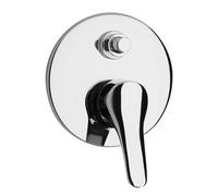 MISCELATORE MONOCOMANDO INCASSO DOCCIA CON DEVIATORE LINEA DERBY Cromo
