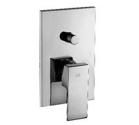 Miscelatore monoc. incasso doccia con deviatore linea elle cromo