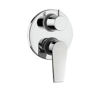 MISCELATORE MONOCOMANDO INCASSO DOCCIA CON DEVIATORE LINEA LOGOS Cromo