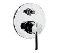 MISCELATORE MONOCOMANDO INCASSO DOCCIA CON DEVIATORE LINEA PIN Cromo