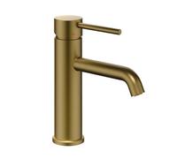 Miscelatore Monocomando Jazz per Lavabo Installazione Rapida Acqua Calda Fredda - CONFEZIONE: 1 pz., Finitura-: Oro Matt Satinato