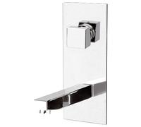 MISCELATORE MONOCOMANDO LAVABO AD INCASSO LINEA CUBIC Cromo